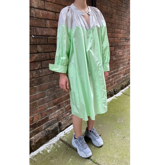 Sofie D’Hoore colourblock cotton poplin dress, size 34 - Picture 4 of 15